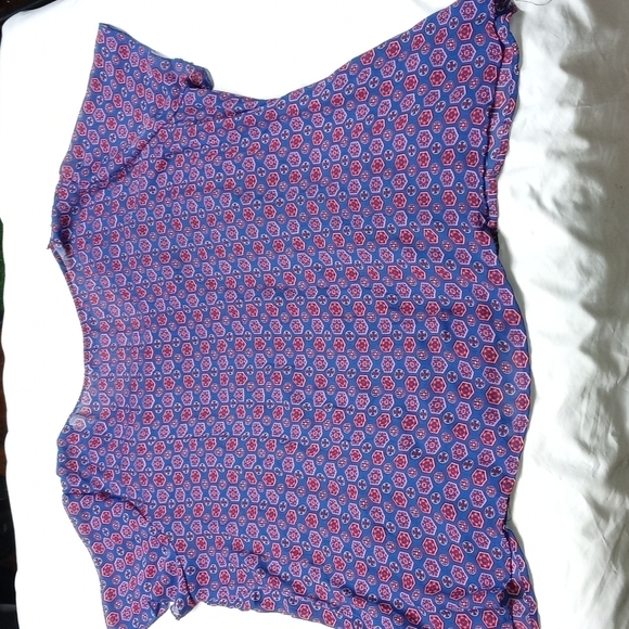 NY Collection Womens plus sized button down blouse - Picture 8 of 10